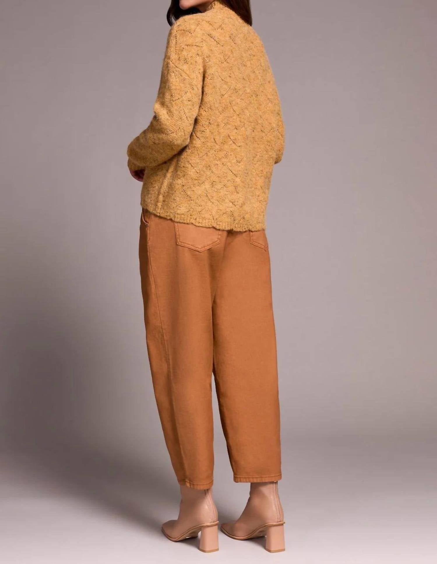 Tribal - Mock Neck Drop Shoulder Sweater