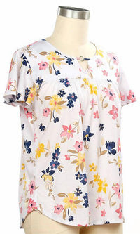 Links - Great Escape Short Sleeve Floral Top