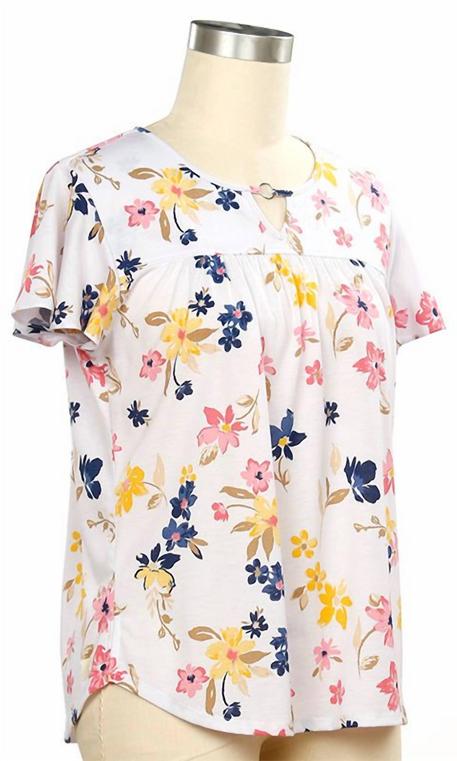 Links - Great Escape Short Sleeve Floral Top