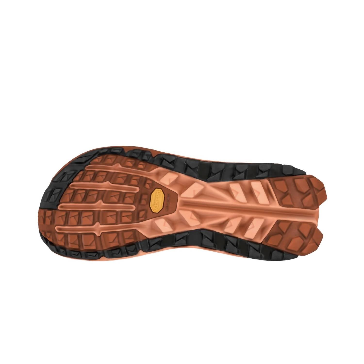 ALTRA Men's Olympus 6 Trail Running Shoes in gray orange - men's shoe - alternate view