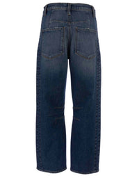 Edyson - Jack Barrel Slouchy Straight Leg Raw Hem Jeans
