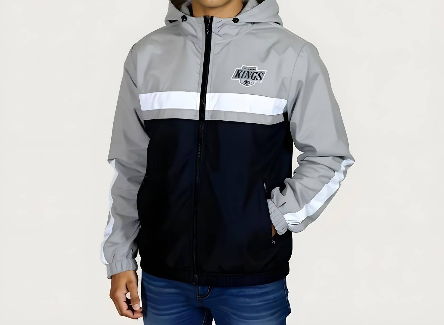 La Kings - Boys' Headliner Full-zip Windbreaker