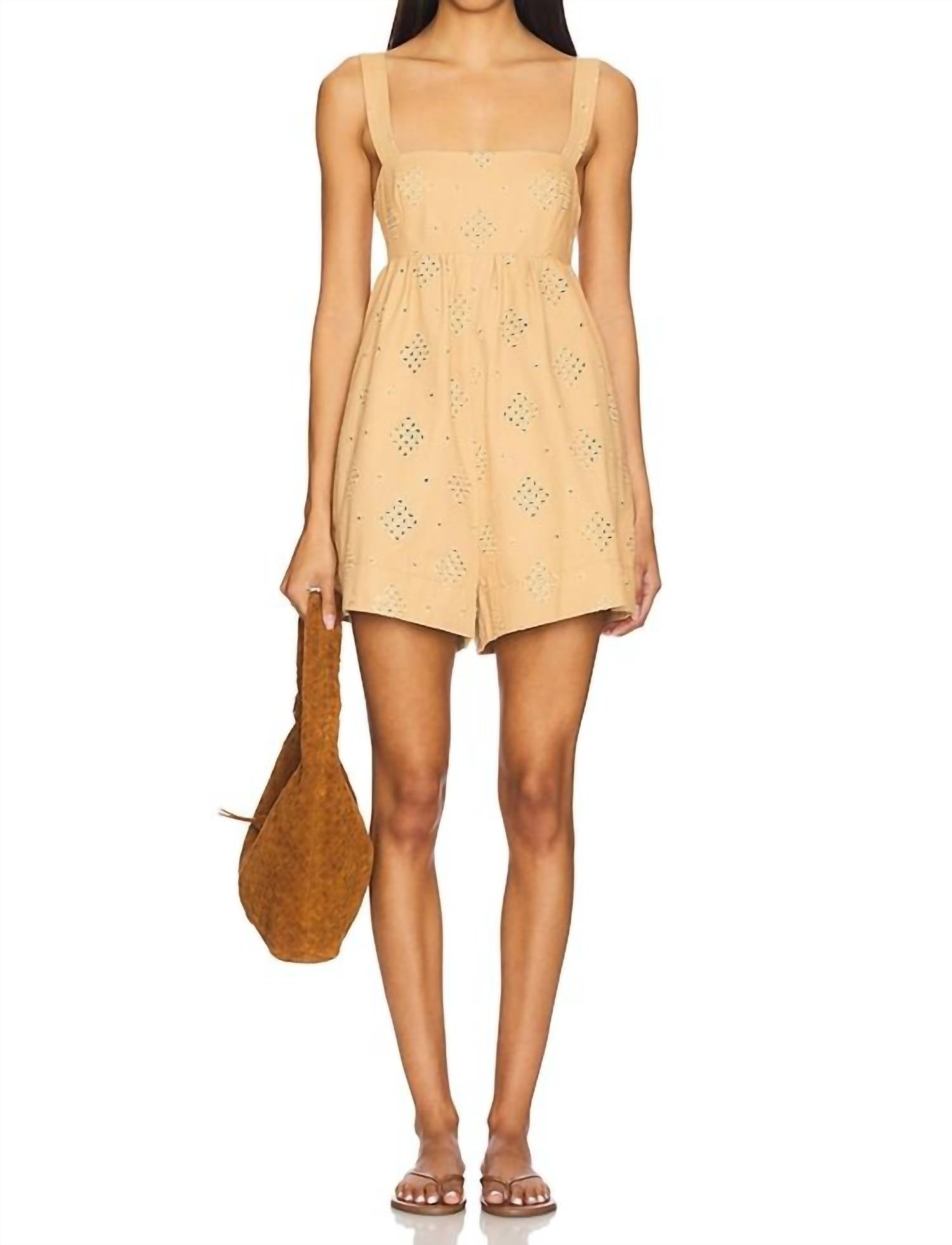 Line And Dot - Brin Eyelet Romper