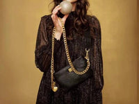 THINK ROYLN Women's Fame Bag in black pytho - women's bag - view 6