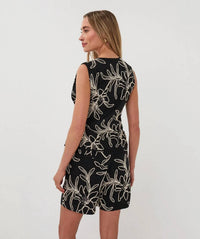 Esqualo - Willa Wrap Over Embroidered Flower Top