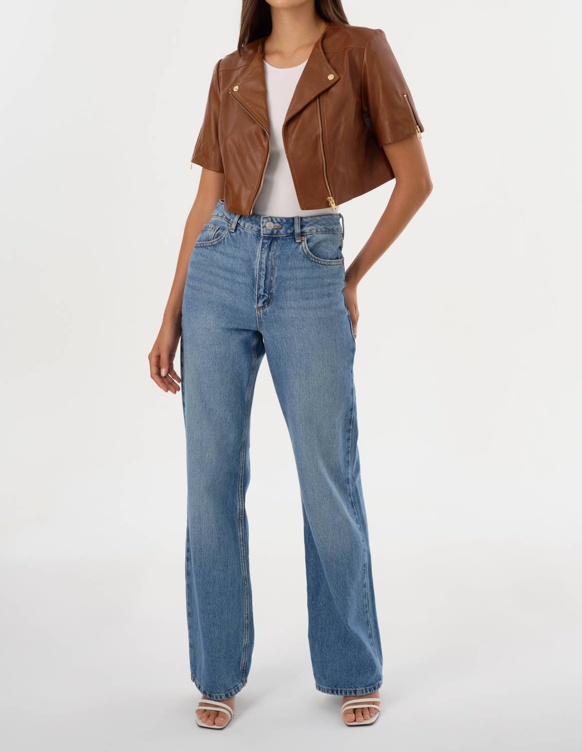 Lamarque - Kirsi Cropped Biker Jacket