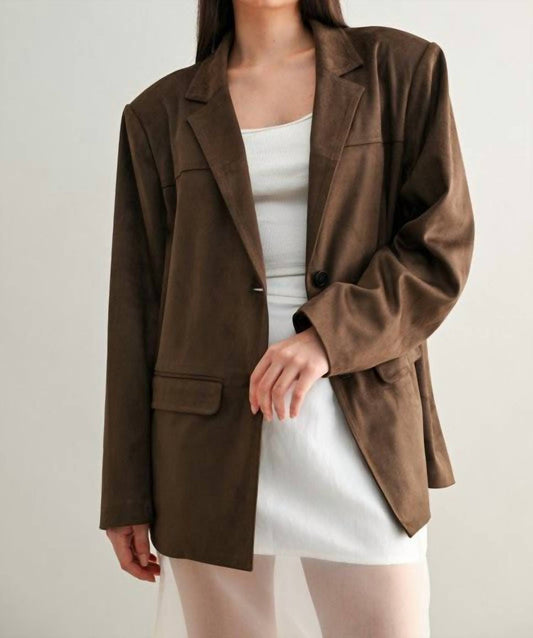 Mable - Sadie Suede Blazer