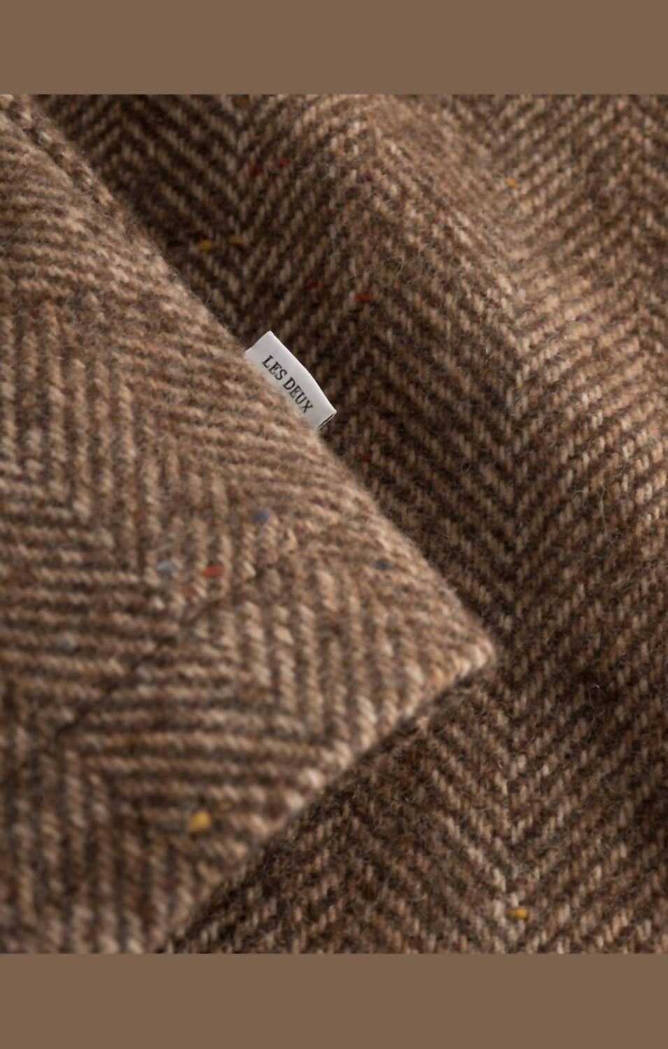 Les Deux - Milian Herringbone Overshirt -plus