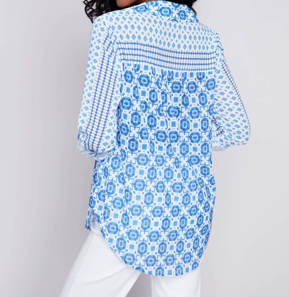 Charlie B - Crinkle Georgette Blouse