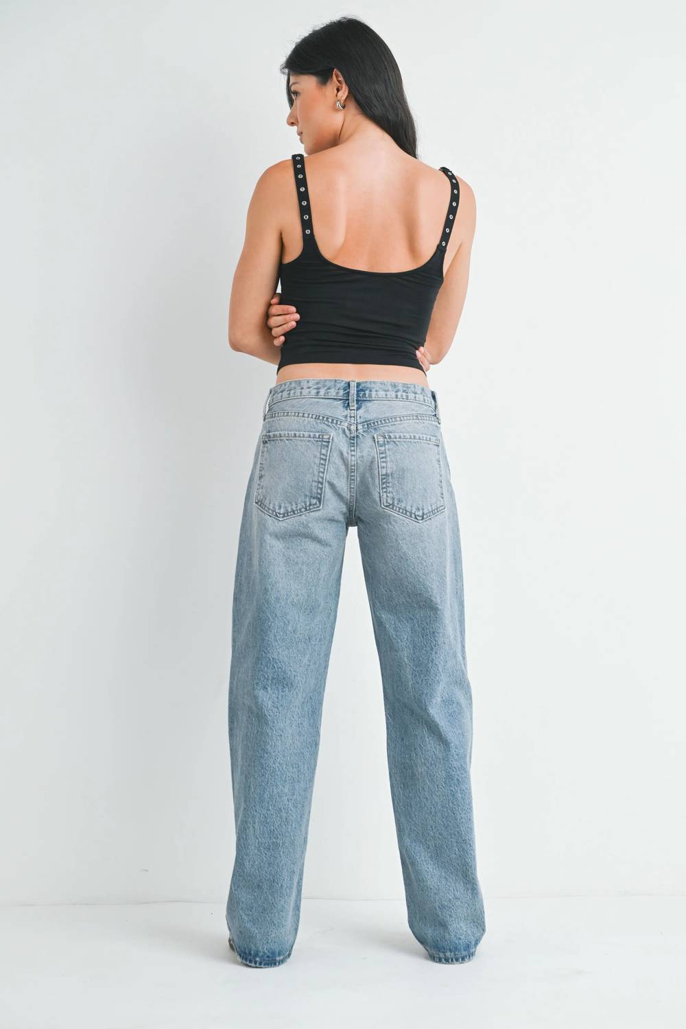 Just Panmaco Inc. - Low Rise Baggy Slouch Jeans