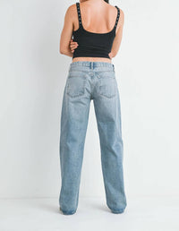 Just Black Denim - Low Rise Baggy Slouch Jeans