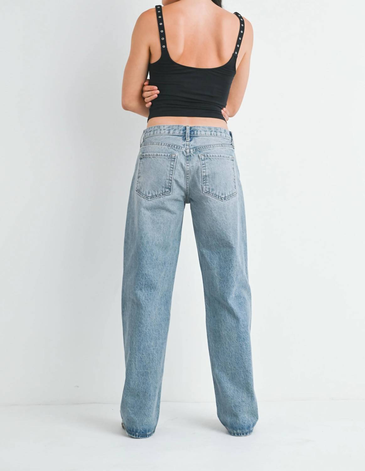 Just Black Denim - Low Rise Baggy Slouch Jeans