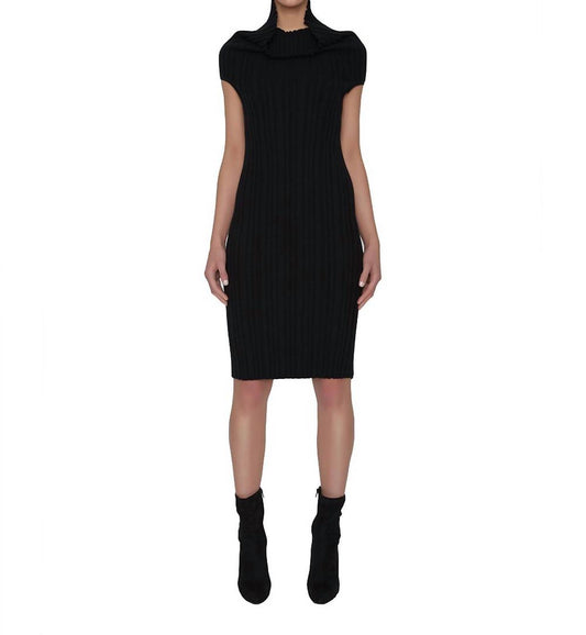 Kris Ribbed Cashmere Dress