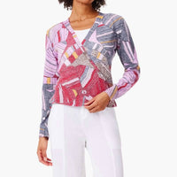 Nic + Zoe - Mia Mosaic Floral Four-way Cardigan