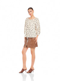 Fifteen Twenty - Sam 3/4 Sleeve Peasant Top