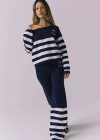 Chaser - Anchor Stripe Pants