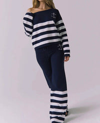 Chaser - Anchor Stripe Pants