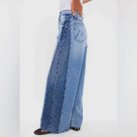 Mother - Pipe Dream Button Sneak Fray Jeans