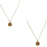Sahira Jewelry Design - Women's Zodiac Constellation Coin Necklace