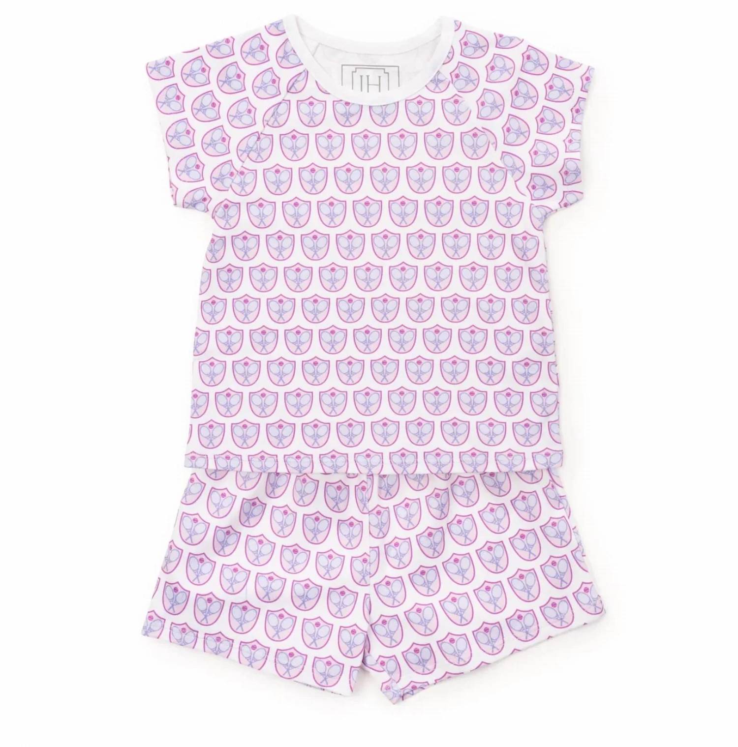 Lila + Hayes - Girl's Tennis Crest Emery Set