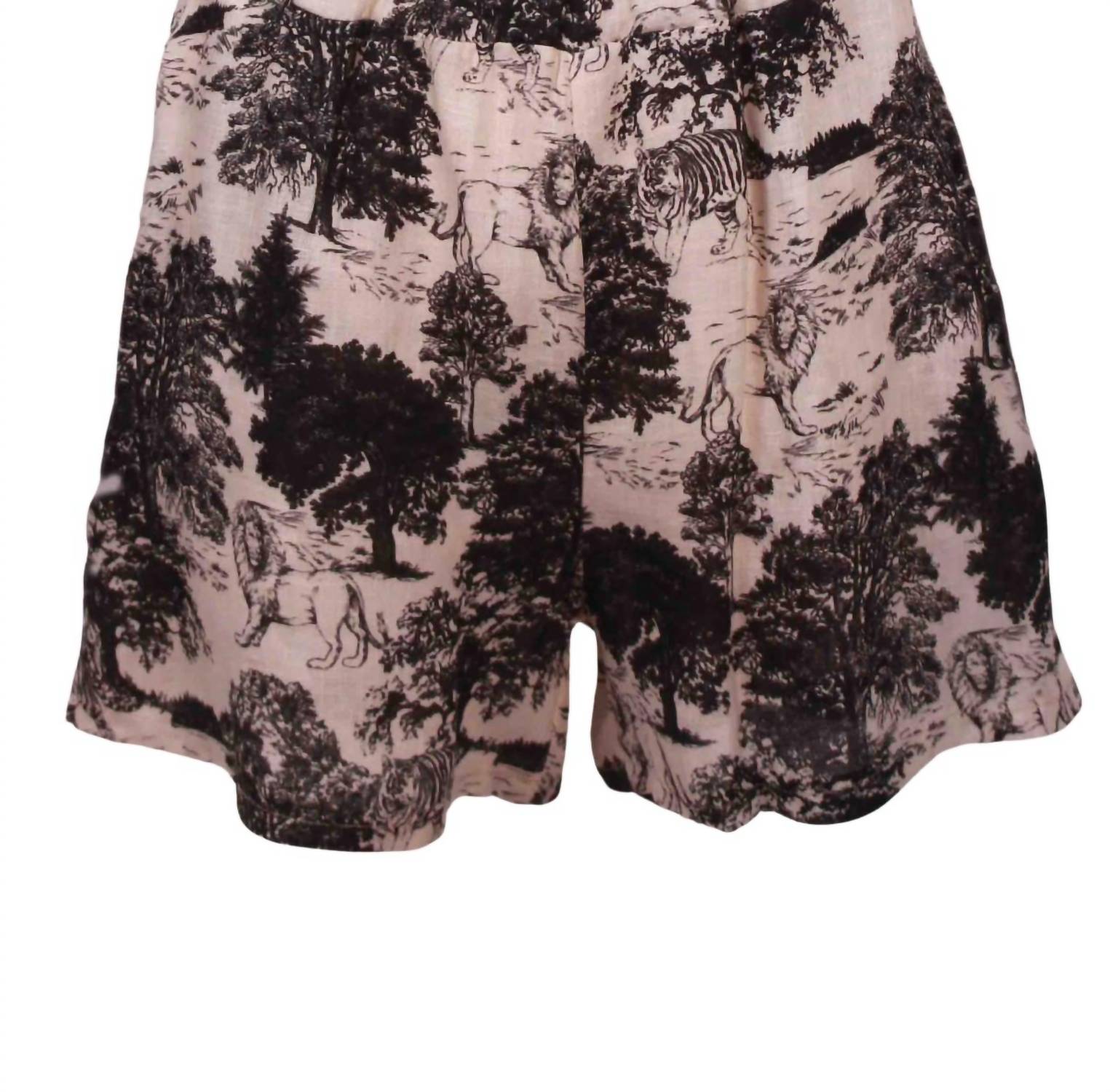 Scandal Italy - Women's Lion Linen Short