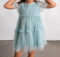 Mayoral - Big Girls' Tulle Plumeti Dress