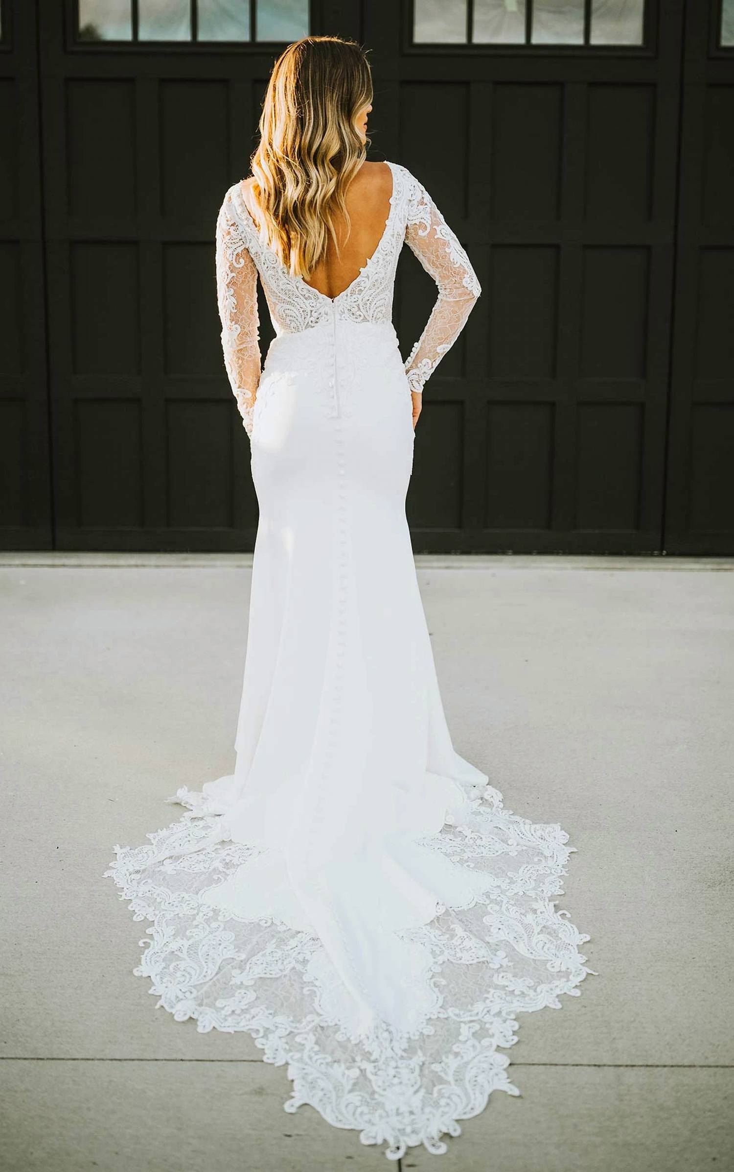 Stella York - Lace Long-sleeve Wedding Dress