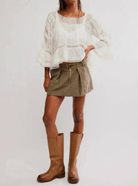 Free People - Riverfront Surplus Minis Skirt
