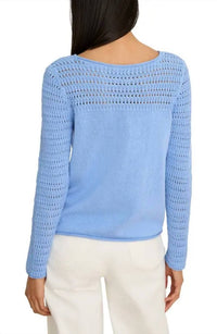 Nic + Zoe - PLACED POINTELLE SWEATER
