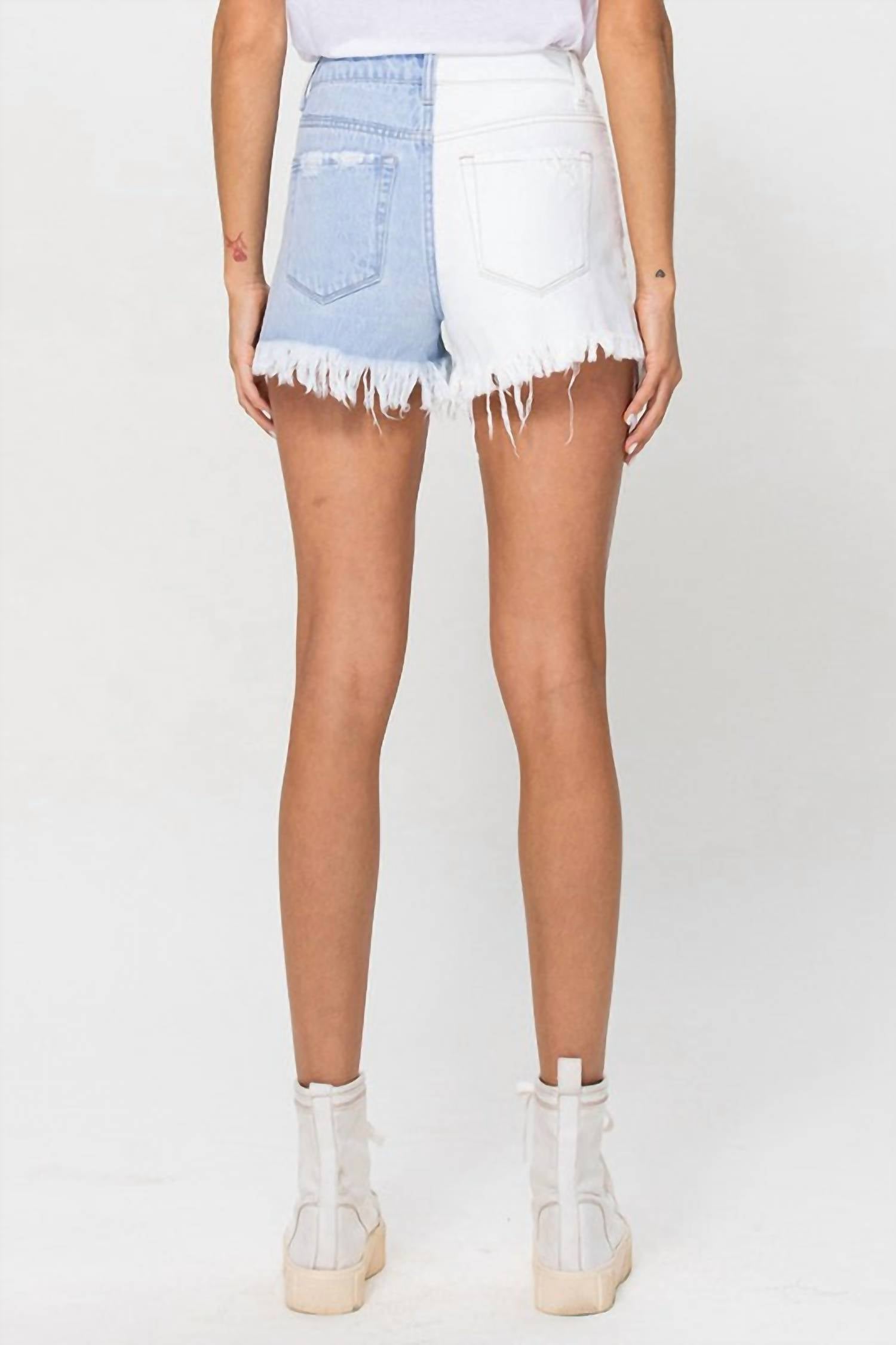 Vervet By Flying Monkey - Surf Beach color block shorts