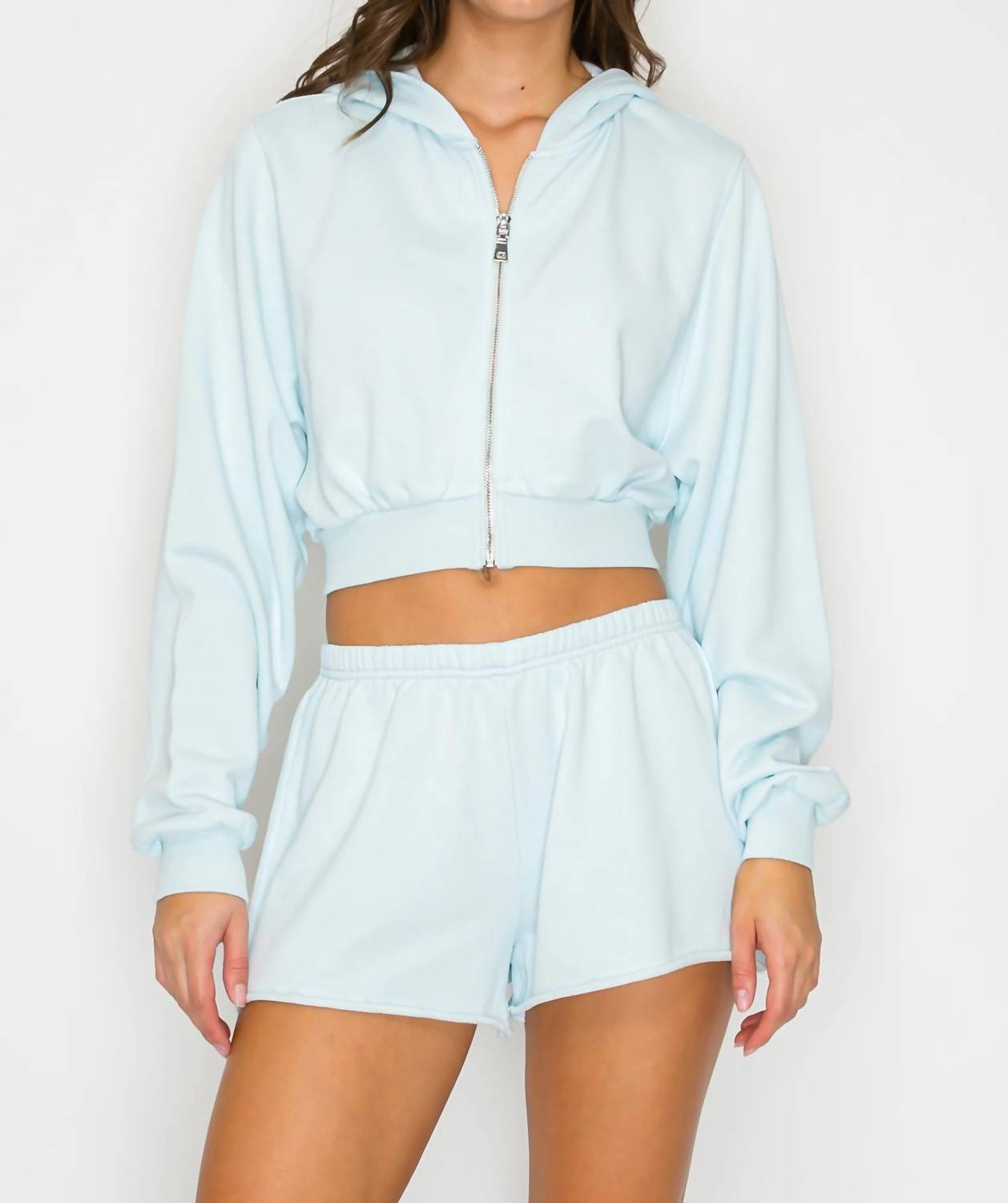 Knit Riot - Cove Crop Zip Hoodie