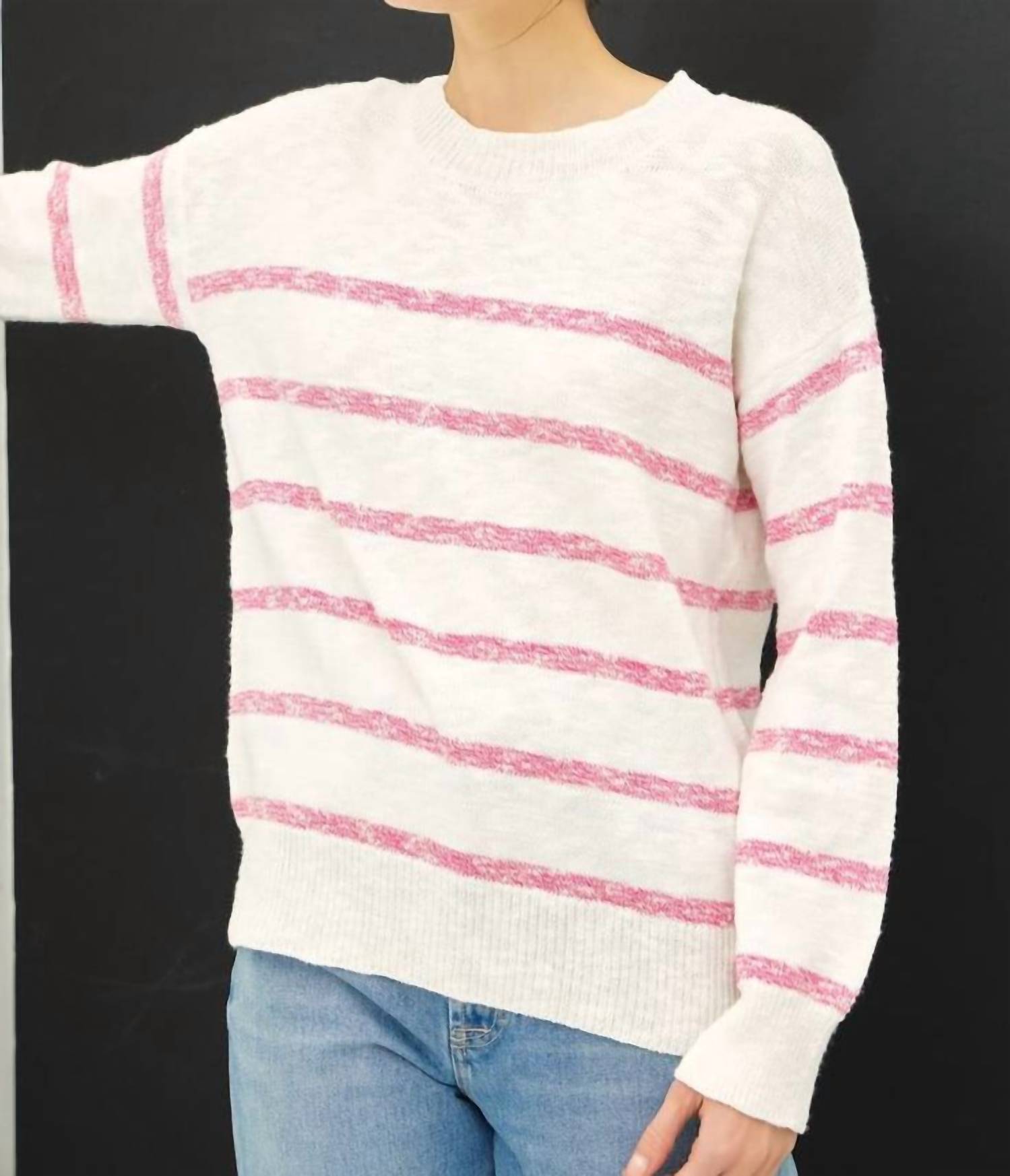 Be Cool - Camwell Striped Crewneck Sweater