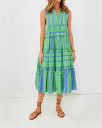 Devotion Twins - Tanzanitis Midi Dress