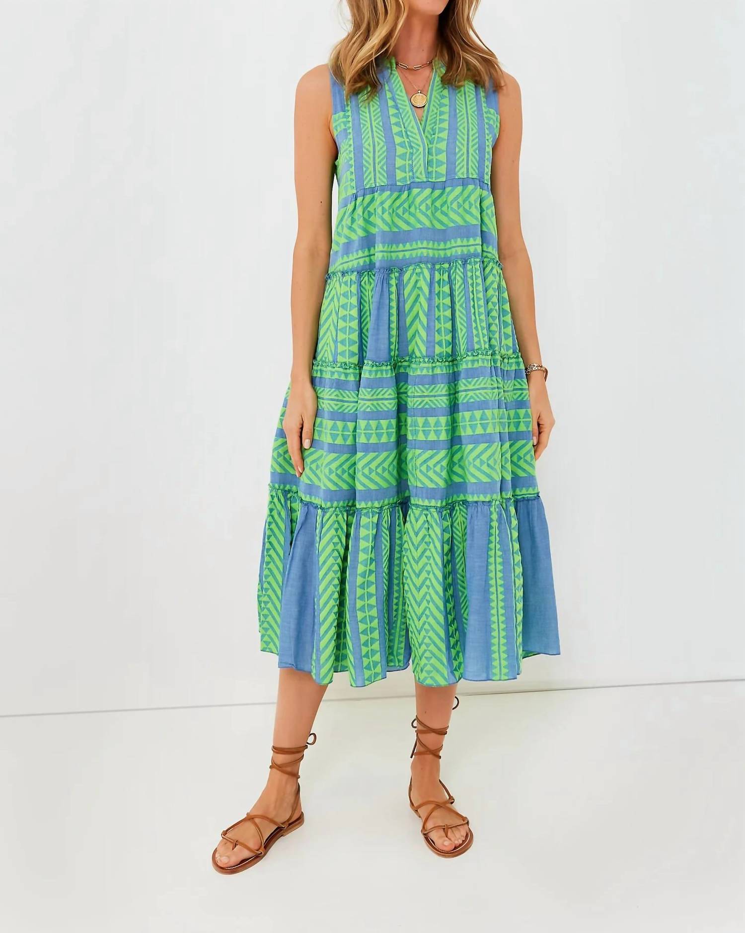 Devotion Twins - Tanzanitis Midi Dress