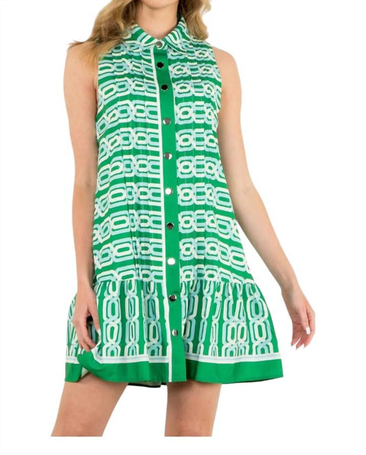 Thml - Sleeveless Print Pleat Dress