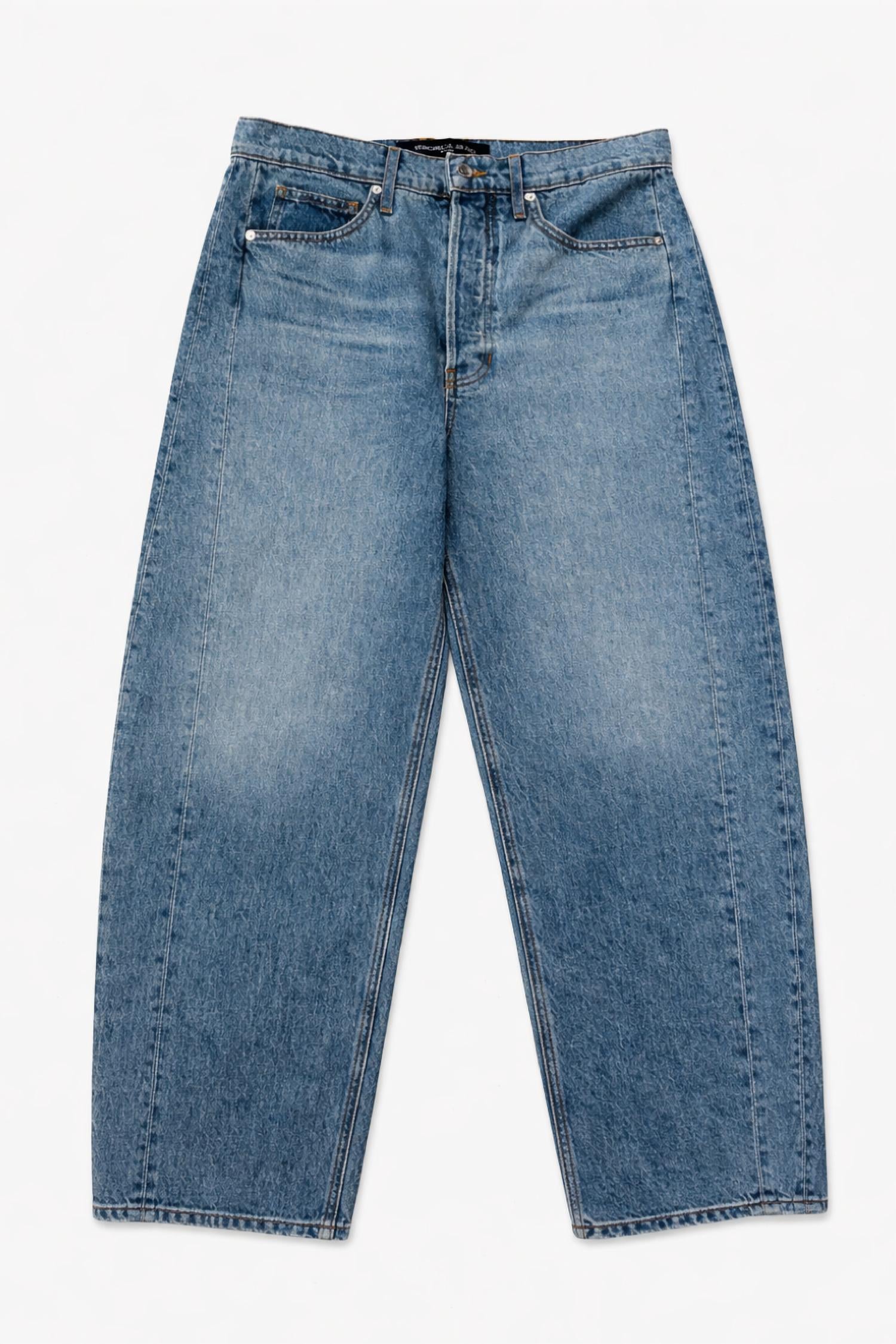 Veronica Beard Ryder Saddle Jean in blue - women's jeans - view 4