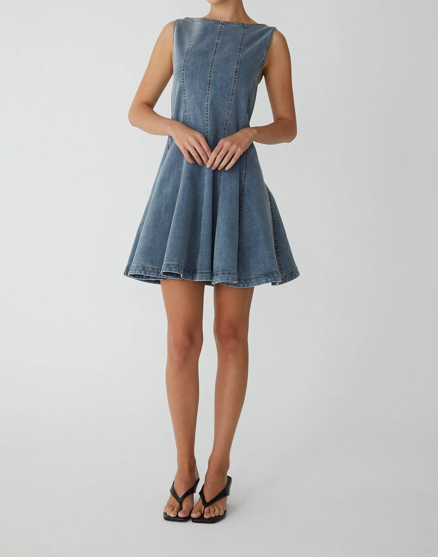 js71 Randall Dress in medium wash - women's dress