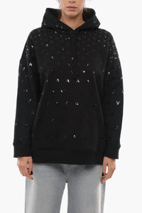 Valentino - All Over Sequined Monogram Hoodie