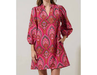 Sugarlips - Azura Floral Poplin Mini Dress