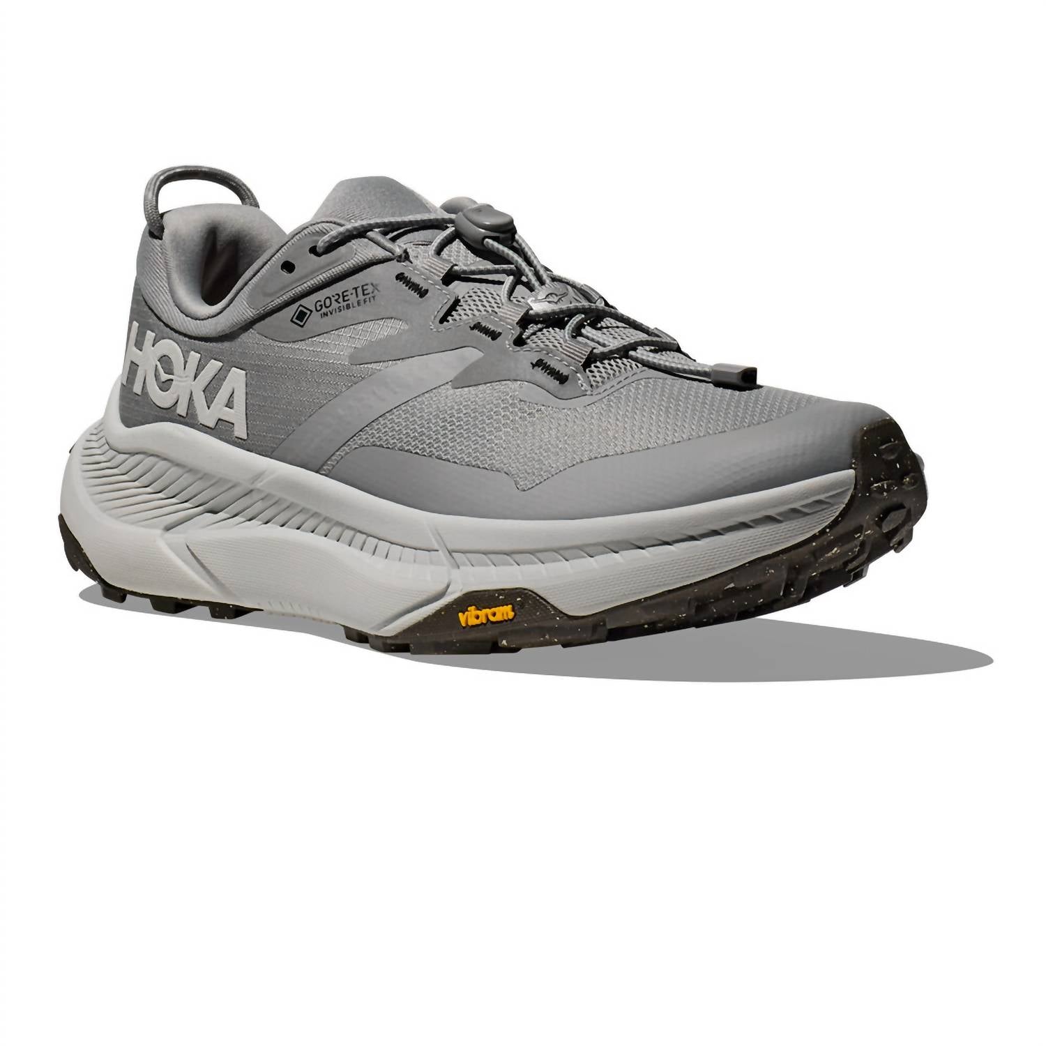 Hoka Men's Transport Gore-tex Trail Running Shoes in grey - men's shoe