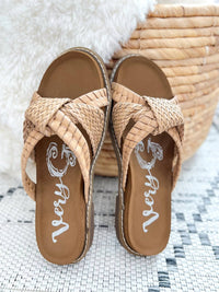 Very G Women's Kinsley Sandal in nude - women's sandal - alternate view