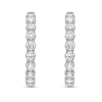 Diana M Jewels - Women's Round Lab-grown Diamond Stud Earrings (14.10 Tcw) - Signature