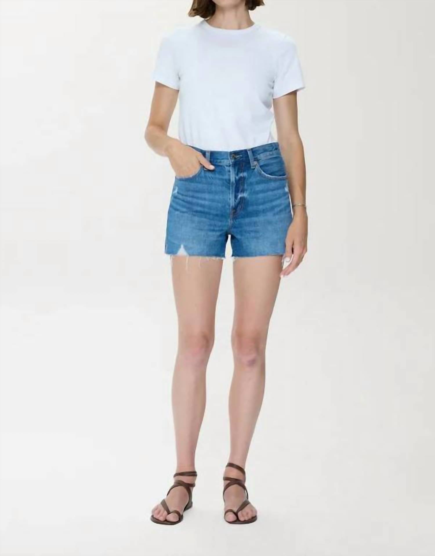 Pistola - Nova High Rise Cut Off Shorts