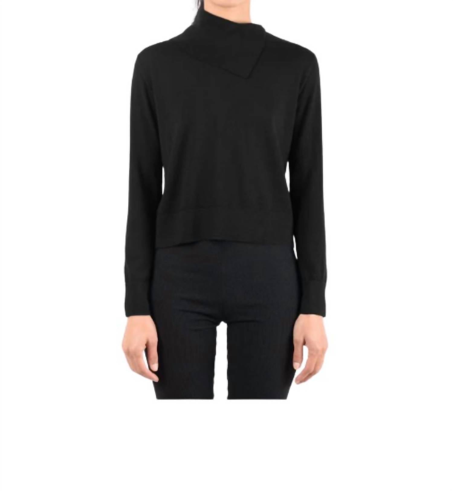 White + Warren - Superfine Merino Asymmetrical Top