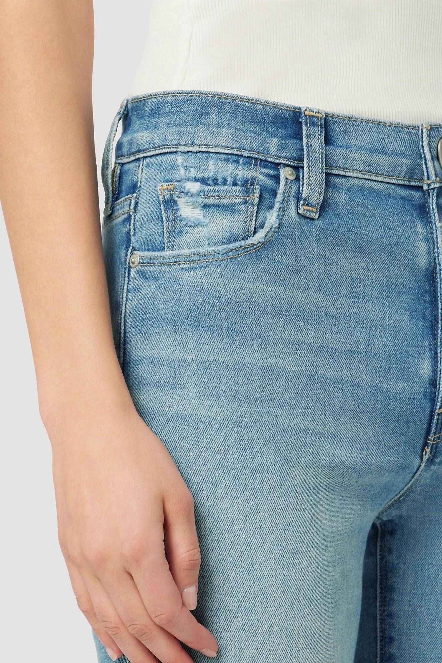Hudson - Barbara High Rise Super Skinny Ankle Jeans