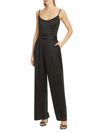 Zimmermann - Pleated Silk Satin Wide-leg Pants