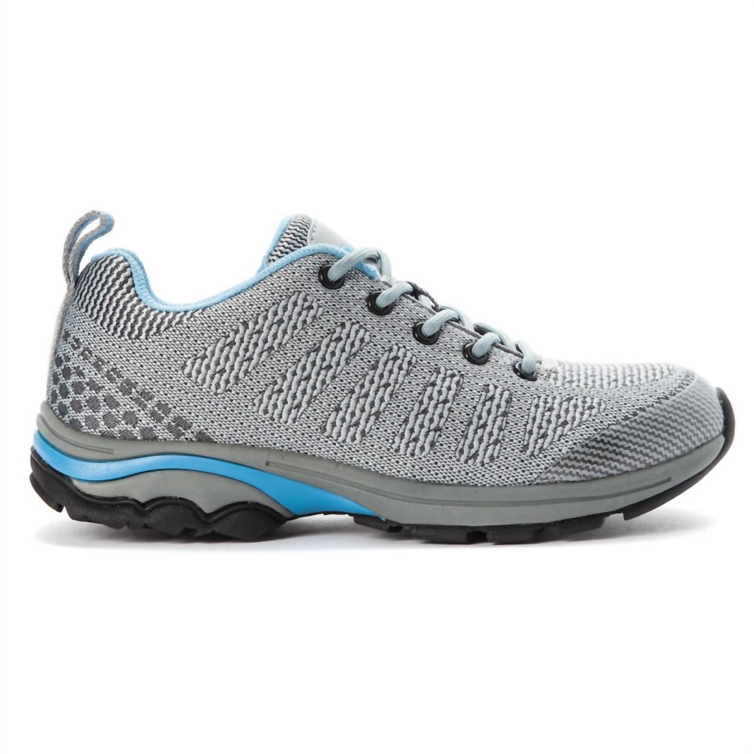 PROPET Women's Petra Hiking Shoes in light grey light blue - women's shoe - alternate view