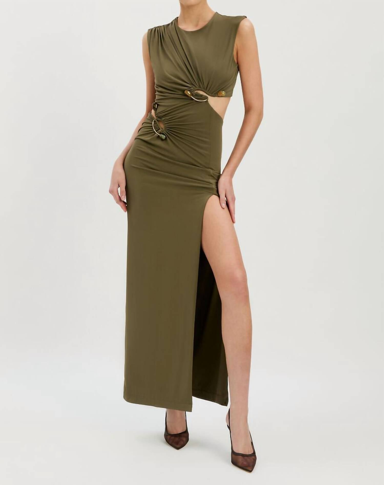 Bardot - Felix High Neck Maxi Dress