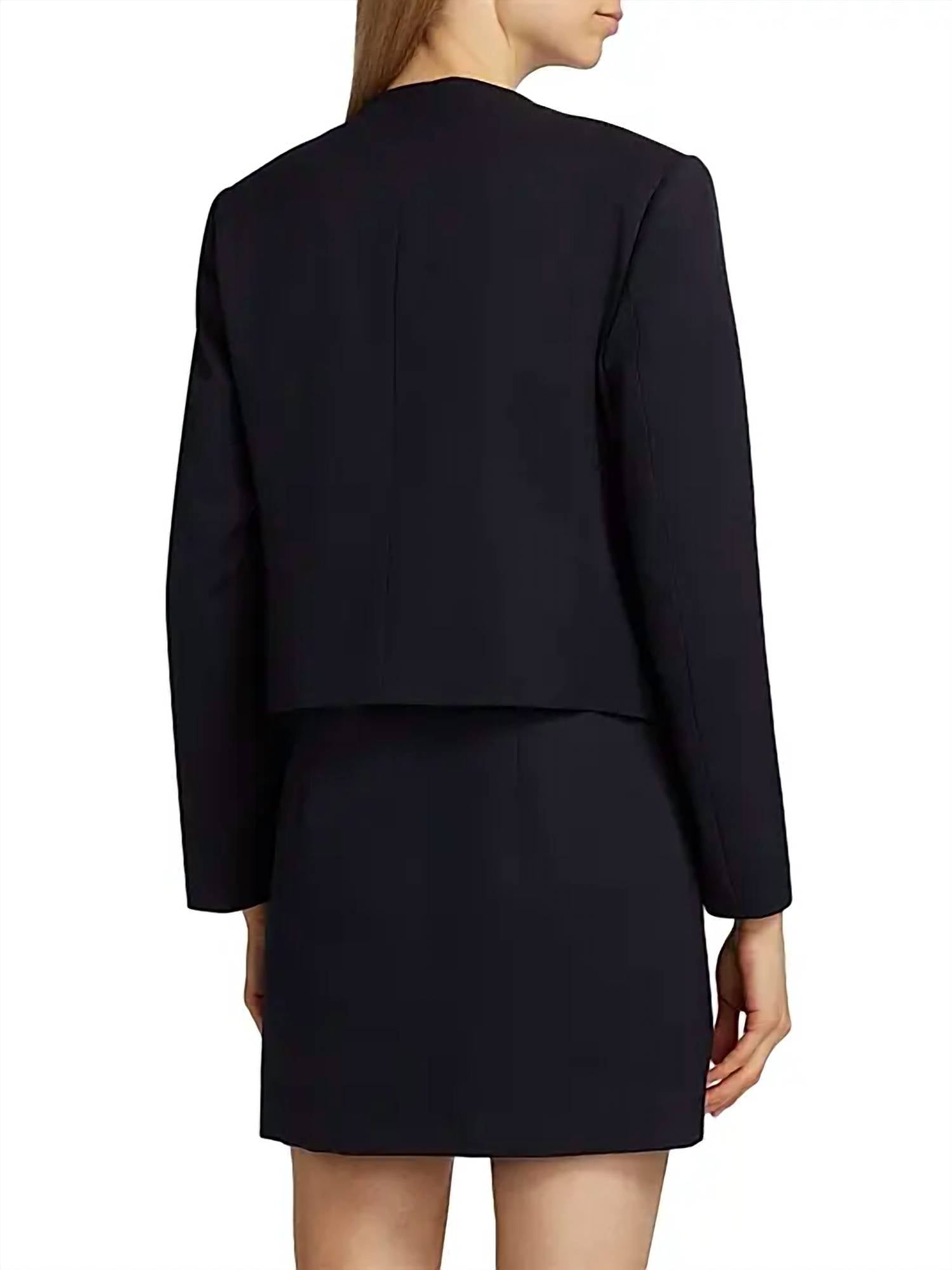 Frame - Stretch-wool Crewneck Jacket