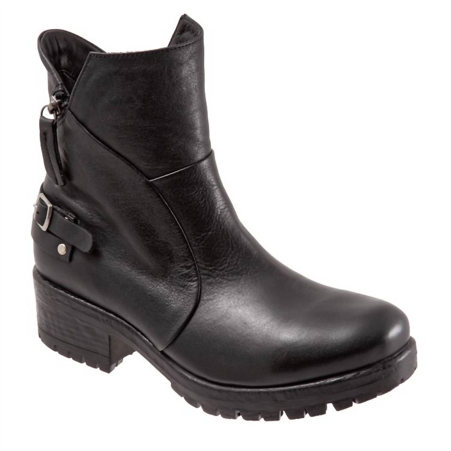 bueno Women's Fallon Ankle Boots in black 1 - women's shoe - detail view